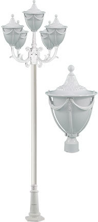 Dabmar GM4805-LED6-W - RACHEL POST FIVE LIGHT FIX 5 X LED 6W 85-265V