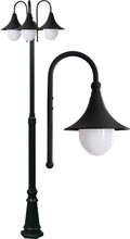 Dabmar GM9903-LED9-B - MARQUEE POST THREE LIGHT FIX 3X9W LED G24 85-265V
