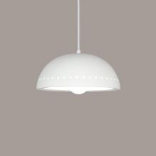 A-19 P305-A10-BCC - Cyprus Pendant: Graphite (Black Cord & Canopy)